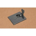 Arlington FLBAF101BL Adjustable Non-Metallic Floor Box for New Floors with Flip Lids, Black - Image 3