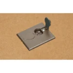 Arlington FLBAF101BR Adjustable Non-Metallic Floor Box for New Floors with Flip Lids, Brown - Image 3