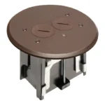 Arlington FLBAR101BR Adjustable Non-Metallic Floor Box for New Floors