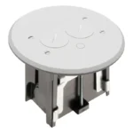 Arlington FLBAR101W Adjustable Non-Metallic Floor Box for New Floors