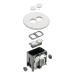 Arlington FLBAR101W Adjustable Non-Metallic Floor Box for New Floors - Image 2