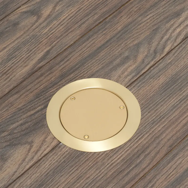 FLBC4580MB.3 Arlington FLBC4580MB Brass InBox Recessed Receptacle Cover Kit - Image 5