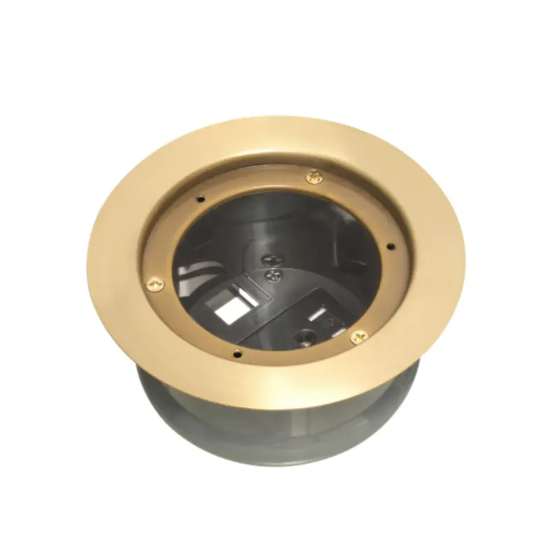 FLBC4580MB Arlington FLBC4580MB Brass InBox Recessed Receptacle Cover Kit - Image 2