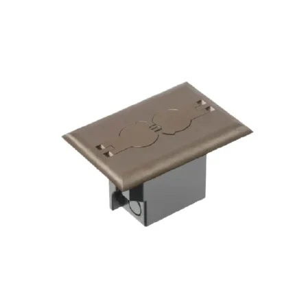 Arlington FLBRF101BR Non-Metallic Floor Box for Installed Floors