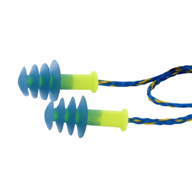 FUS30-HP.webp Honeywell Howard Leight RTS-FUS30-HP Fusion Tapered TPE Corded Earplugs, 10 Pairs - Image 1