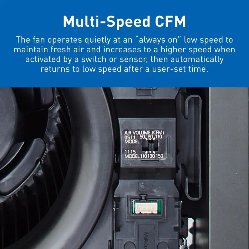 FV-0511VKS2.2 Panasonic FV-0511VKSL3K WhisperGreen Select Multi-Speed 30 to 110 CFM - Image 4