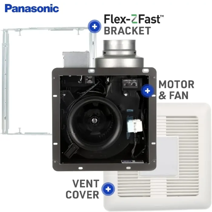 Panasonic FV-0511VQCL1 WhisperSense LED & Humidity Exhaust Fan - Image 4