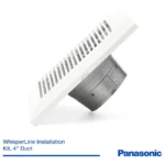 Panasonic FV-NLF04G WhisperLine Accessory - 4" Duct Inlet Grille - Image 2