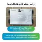 Panasonic FV14ES1 Intelli-Balance™ Elite 140 ERV - Temperate Climate Zone with boost feature - Image 6