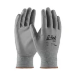 PIP Safety G-Tek 33-G125 Seamless Knit Nylon Blend Glove with Polyurethane Coated Flat Grip, Gray - Size 12 - XXXL - 12 Pairs