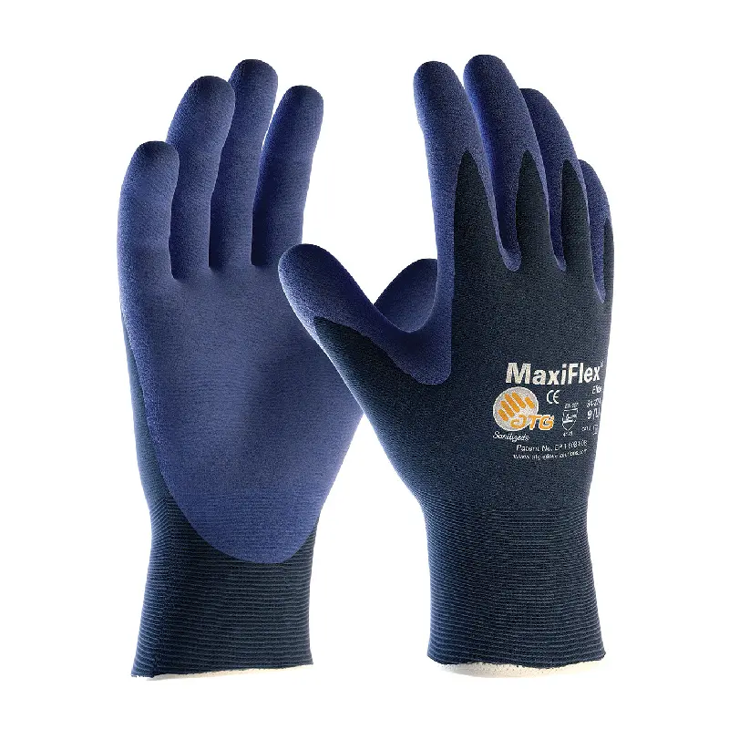 GP34274.webp PIP Safety ATG 34274 MaxiFlex Ultra Lightweight Seamless Knit Nylon Glove with Nitrile Coated MicroFoam Grip - Size 9 - L - 12 Pairs - Image 1
