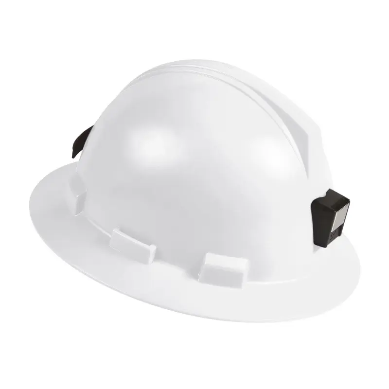 HP1041R-MLB-01 PIP Dynamic HP1041R-MLB-01 Annapurna Full Brim Hard Hat with Miner's Lamp Bracket and Ratchet Suspension - White - Image 1