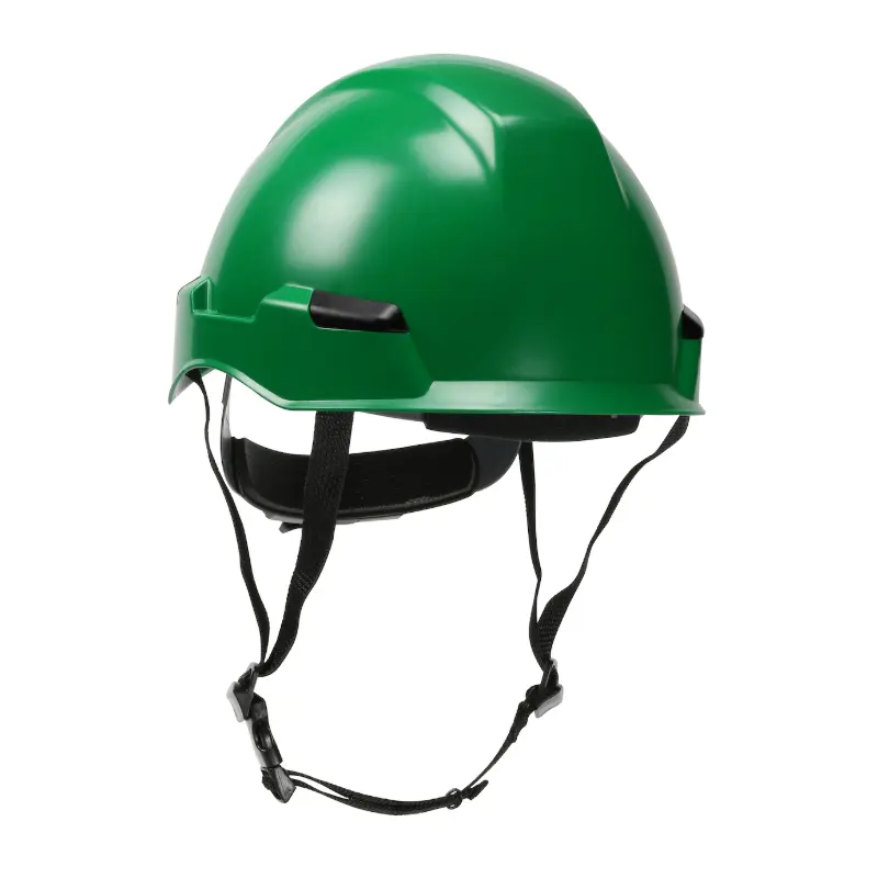 HP142R-04 PIP Dynamic HP142R-04 Rocky Type 2 Industrial Climbing Helmet with High Density Foam and Ratchet Adjustment - Dark Green - Image 1