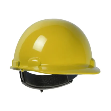 PIP Dynamic HP341R-02 Dom Cap Style Smooth Dome Hard Hat, Rachet Adjustment - Yellow