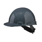 PIP Dynamic HP341R-CAR-11 Dom Cap Style Smooth Dome Hard Hat, Rachet Adjustment - Carbon Style, Black