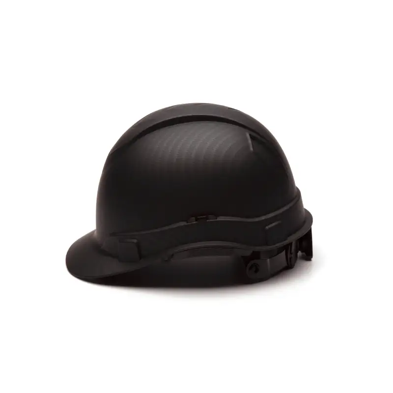 HP44117C.2 Pyramex HP44117C Ridgeline Hydro Dipped Cap Style Hard Hat - CSA Version, Matte Black Graphite Pattern - Image 3