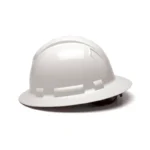 Pyramex HP54111 Ridgeline Full Brim Hard Hat 4 Point Ratchet Suspension, Black - Image 3