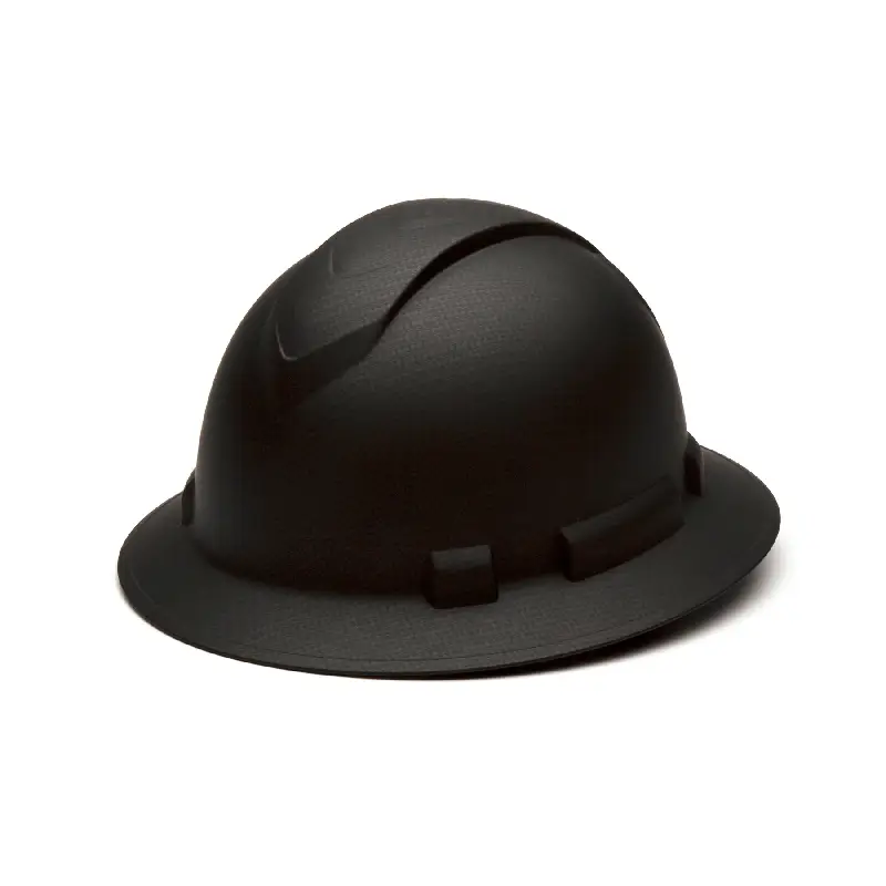 HP54117 Pyramex HP54117 Ridgeline Hydro Dipped Full Brim Hard Hat, Matte Black Graphite Pattern - Image 1