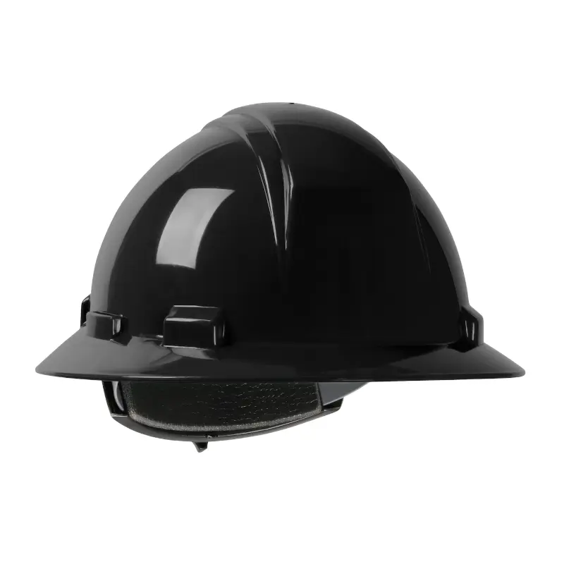 HP641R-11 PIP Dynamic HP641R-11 Kilimanjaro Full Brim Hard Hat, Ratchet Adjustment - Black - Image 1