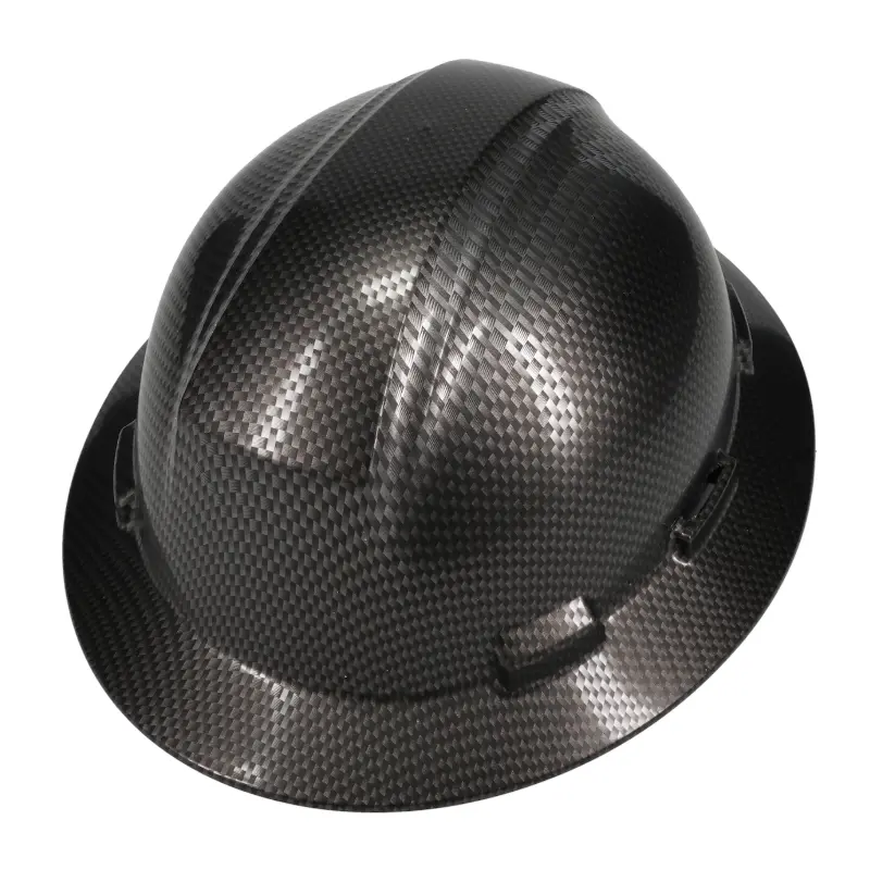 HP641R-CAR-11 PIP Dynamic HP641R-CAR-11 Kilimanjaro Full Brim Hard Hat, Carbon Style, Ratchet Adjustment - Black - Image 1