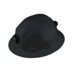 PIP Dynamic HP641R-MLB-11 Kilimanjaro Full Brim Hard Hat, with Miner’s Lamp Bracket and Ratchet Adjustment - Black