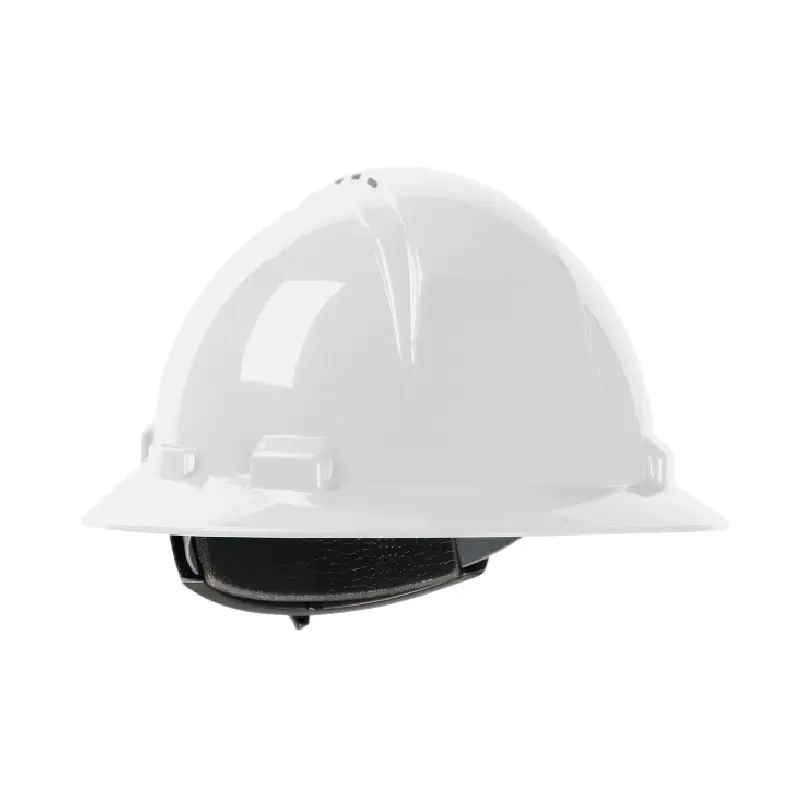 HP641RV-01 PIP Dynamic HP641RV-01 Kilimanjaro Full Brim Hard Hat, Vented Shell, Ratchet Adjustment - White - Image 1