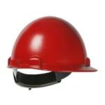 PIP Dynamic HP841R-15 Stromboli Cap Style Smooth Dome Hard Hat Ratchet Adjustment - Red