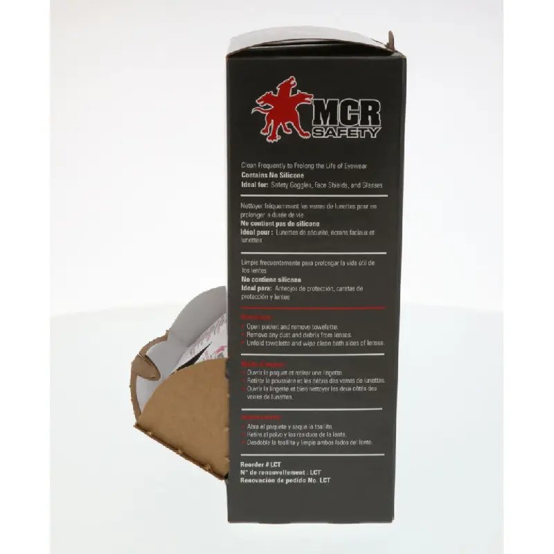LCT.3 MCR Safety LCT Lens Cleaning Towelettes - Box of 100 - Image 2
