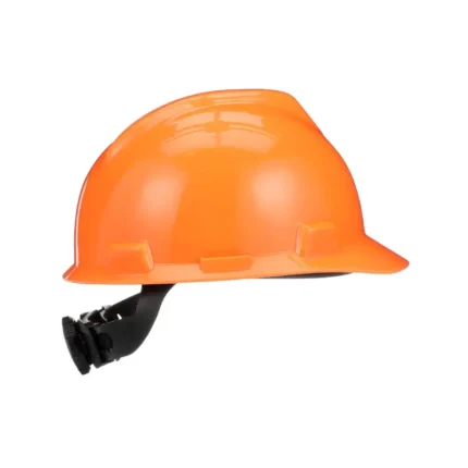 MSA 488146 V-Gard Slotted Cap, Hi-Viz Orange, w/Fas-Trac III Suspension