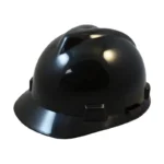 MSA 492559 V-Gard Slotted Cap, Black, w/Fas-Trac III Suspension