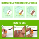 WAGO 221 Series 75pc Compact Splicing Wire Connectors Assortment - Image 4
