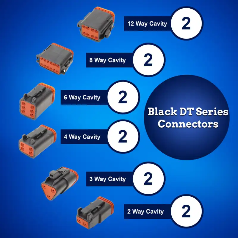 NAABDT.3 New Age America 198 PCS Deutsch DT Equivalent - Black - KableLock - Image 5