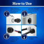 New Age America 50 PCS NPT Cable Glands - Gray - KableLock - Image 4