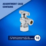 New Age America 10 PCS Stop Valves - Angled - AquaFlow 360 - Image 2