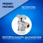 New Age America 10 PCS Stop Valves - Angled - AquaFlow 360 - Image 3