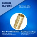 New Age America 25 PCS 1/2" PEX Fittings - Coupling - AquaFlow 360 - Image 3