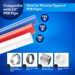 New Age America 25 PCS 1/2" PEX Fittings - Coupling - AquaFlow 360 - Image 6