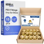 New Age America 15 PCS PEX Drop Ear Elbow - AquaFlow 360