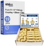 New Age America 19 PCS 1/2" Push-Fit Fittings - AquaFlow 360
