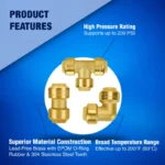 New Age America 19 PCS 1/2" Push-Fit Fittings - AquaFlow 360 - Image 3