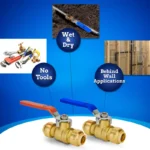 New Age America 3 PCS Push-Fit Ball Valves - 1/2" - AquaFlow 360 - Image 7