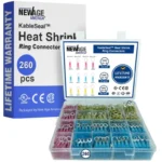 New Age America 260 PCS Heat Shrink Ring Connectors - KableSeal