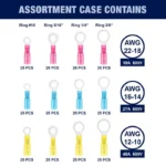 New Age America 300 PCS Heat Shrink Ring Connectors - KableSeal - Image 2