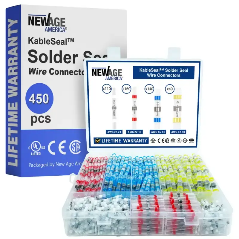 NAASS-450.webp New Age America 450 PCS Solder Seal Wire Connectors - KableSeal - Image 1