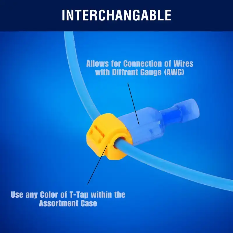 NAATT.3 New Age America 180 PCS T-Tap Wire Connectors - AWG 22-10 - Image 5