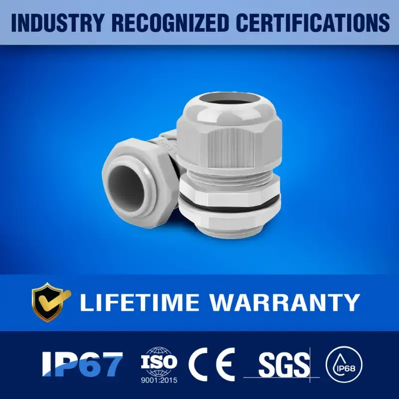 NAAWCG-NPT.1.5 New Age America 25 PCS NPT Cable Glands - White - KableLock - Image 7