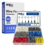 New Age America 1900 PCS Wire Ferrules - AWG 22-10