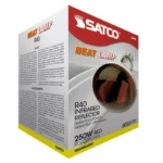 Satco S4998 - 250 Watt R40 Incandescent; Red Heat; 6000 Average rated hours; Medium base; 120 Volt