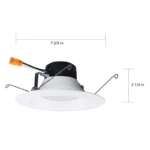 Satco S11825 13.5W CCT-Selectable LED Downlight Retrofit (5-6″) - Image 4