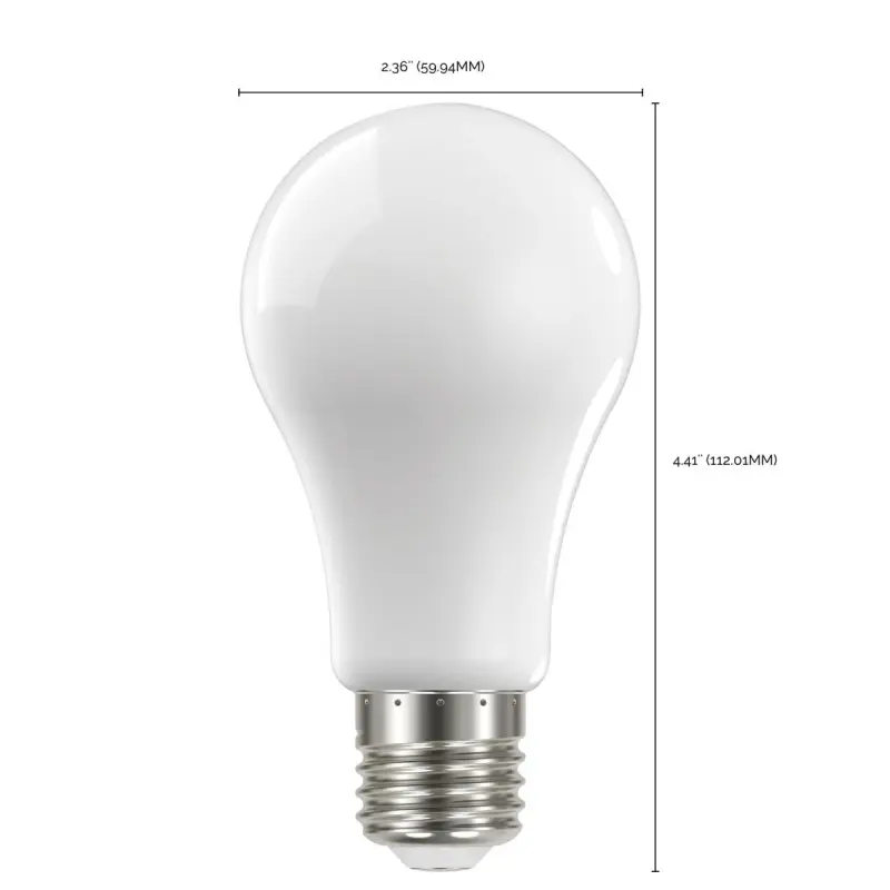 S12433.2 Satco S12433 - 13.5 Watt LED A19; Soft White; Medium Base; 2700K; 90 CRI; 120 Volt - Image 3